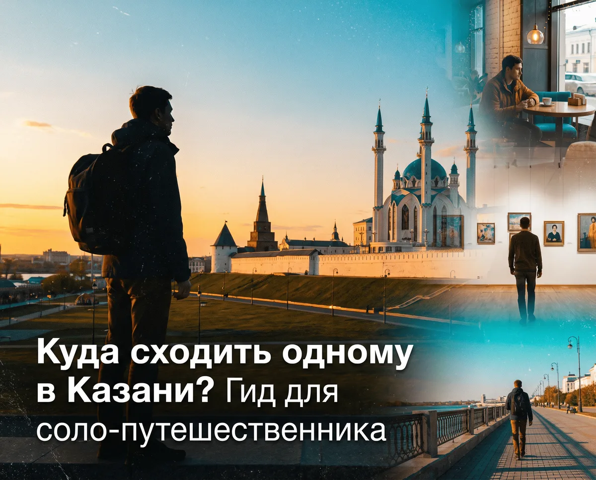 Куда сходить одному в Казани: топ-идеи для соло-приключений 2026